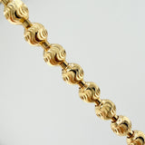 Cadena Militar Media Luna 34.9gr / 60cm / 5mm Oro Amarillo Nac.Esp. 18K ©