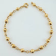 Pulso Tipo Militar Diamantado 1.85gr / 16cm / 3mm Oro Amarillo 18K ©