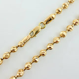 Pulso Militar 6.4gr / 19cm / 4mm Oro Amarillo Nac.Esp. 18K