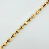 Pulso Militar 6.5gr / 19.5cm / 3.8mm Oro Amarillo Nac.Esp. 18K ©