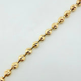 Pulso Militar 6.05gr / 18.5cm / 4mm Oro Amarillo Nac.Esp. 18K