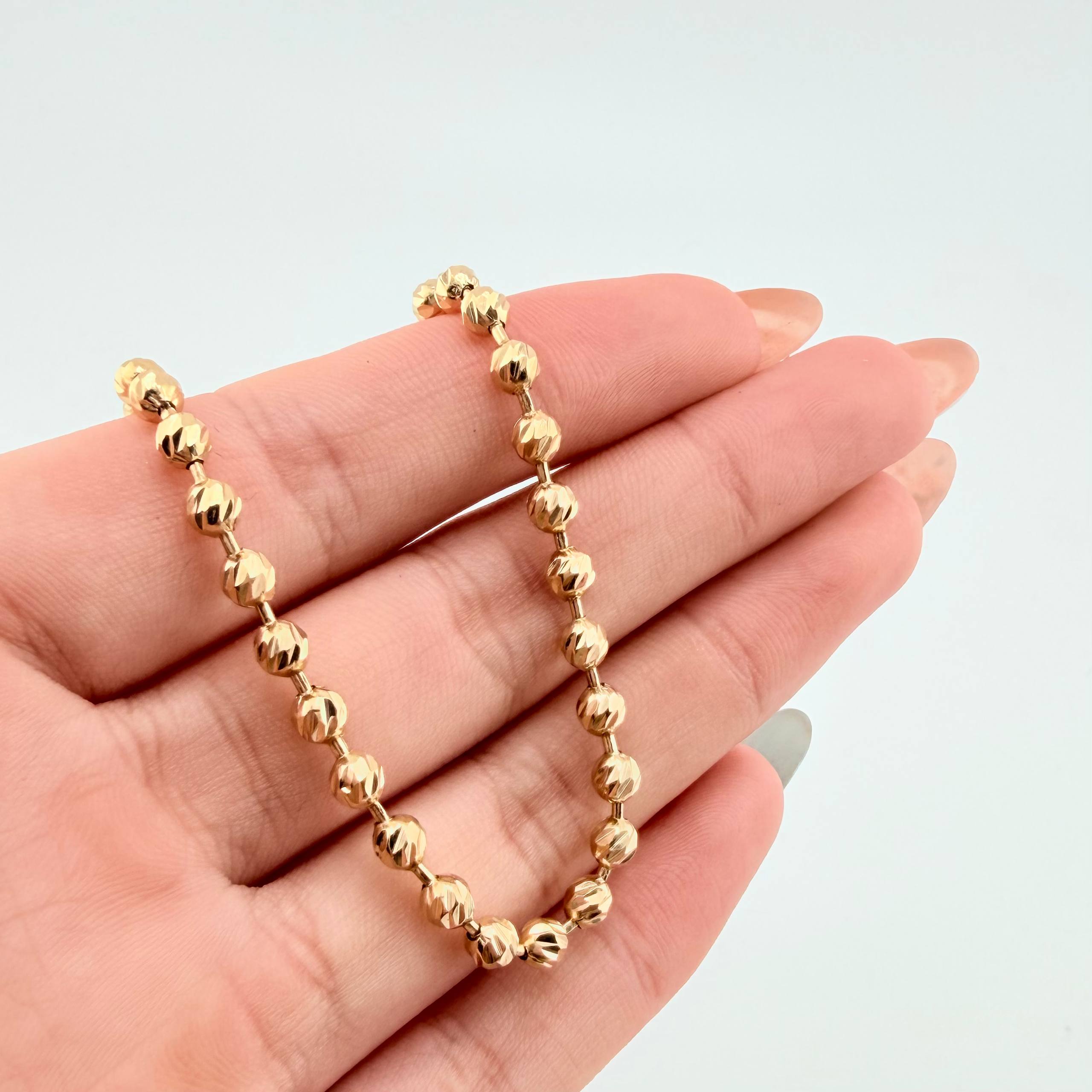 Pulso Militar 8.15gr / 18cm / 4mm Oro Amarillo Nac.Esp. 18K