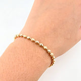 Pulso Militar 6.4gr / 19cm / 4mm Oro Amarillo Nac.Esp. 18K