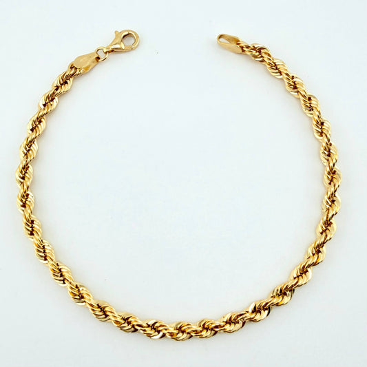 Pulso Lazo 3.8gr / 19cm / 3.9mm Oro Amarillo +3 18K