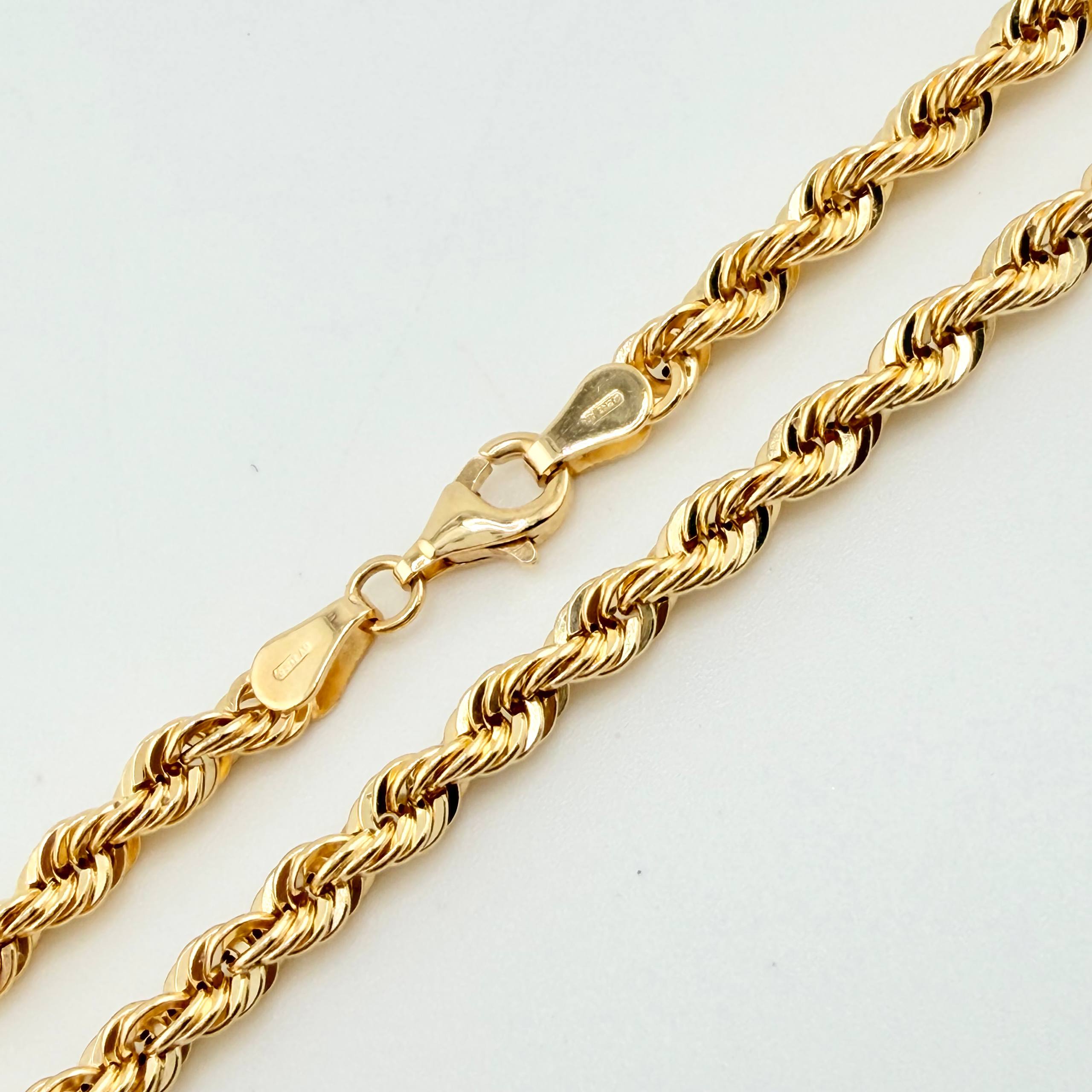 Pulso Lazo 3.85gr / 19.5cm / 3.8mm Oro Amarillo +3 18K