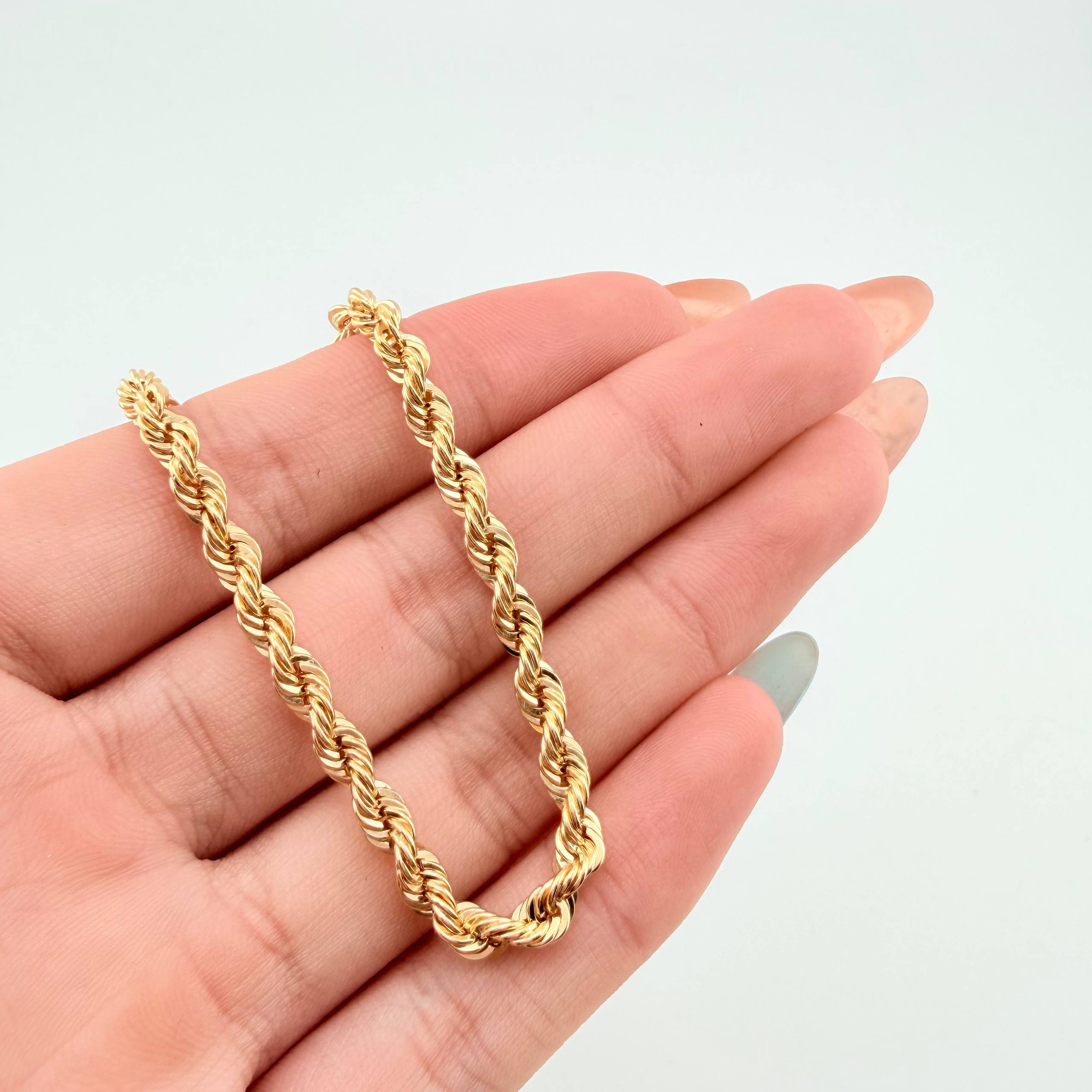 Pulso Lazo 3.85gr / 19.5cm / 3.8mm Oro Amarillo +3 18K