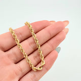 Pulso Lazo 3.85gr / 19.5cm / 3.8mm Oro Amarillo +3 18K