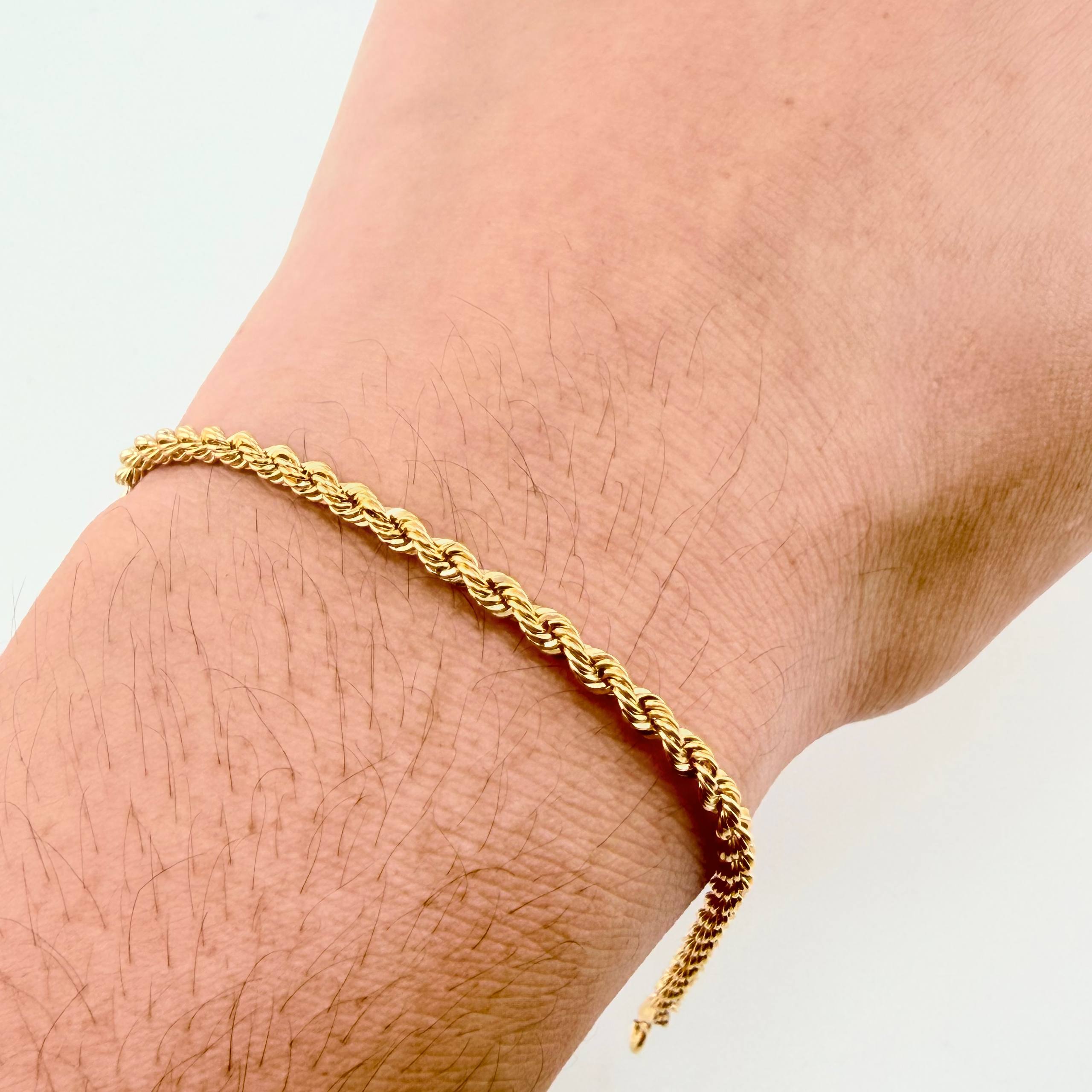 Pulso Lazo 1.85gr / 18.5cm / 2.7mm Oro Amarillo +3 18K