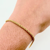 Pulso Lazo 1.85gr / 18.5cm / 2.7mm Oro Amarillo +3 18K