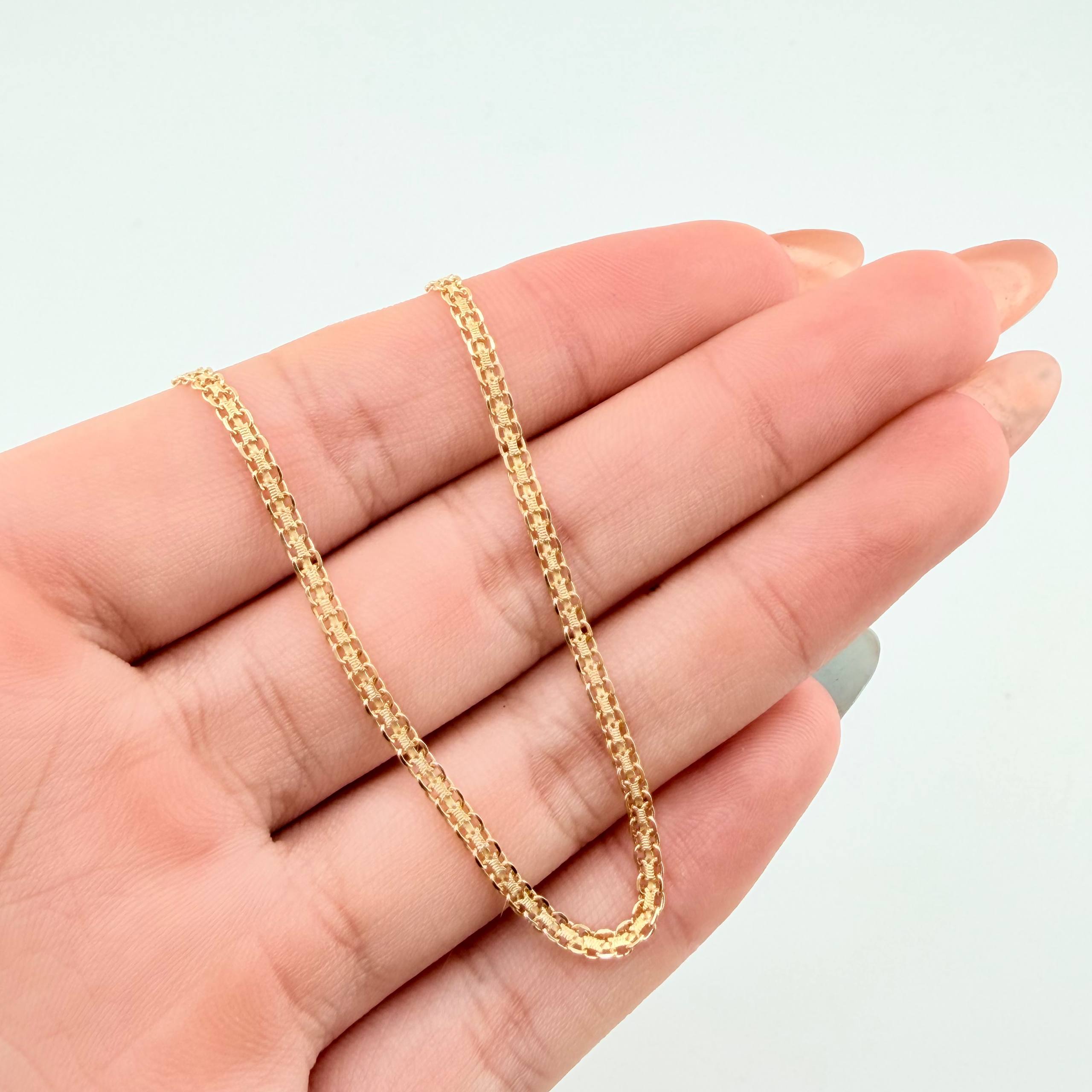 Pulso Chino 2.15gr / 20cm / 2.2mm Oro Amarillo +1 18K *