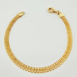 Pulso Chino 5.5gr / 19.5cm / 4.8mm Oro Amarillo +1 18K *