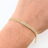 Pulso Chino 5.55gr / 19cm / 4.8mm Oro Amarillo +1 18K ©