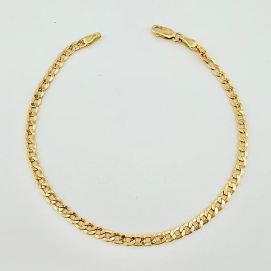 Pulso Cubano 1.95gr / 19cm / 2.8mm Oro Amarillo +1 18K ©
