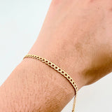 Pulso Cubano 1.9gr / 19cm / 2.8mm Oro Amarillo +1 18K ©