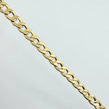 Pulso Cubano 5.2gr / 19cm / 5mm Oro Amarillo +1 18K ©