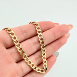 Pulso Cubano 5.2gr / 19cm / 5mm Oro Amarillo +1 18K ©