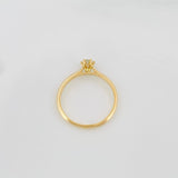 Anillo Solitario Diamante 24 Pts 1.6 g / T5 1/2 Oro Amarillo 18K