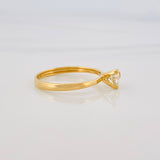Anillo Solitario Diamante 30 Pts 1.65 g / T5 3/4 Oro Amarillo 18K