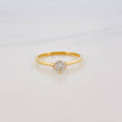 Anillo Solitario Diamante 24 Pts 1.65 g / T6 3/4 Oro Amarillo 18K