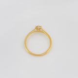Anillo Solitario Diamante 24 Pts 1.65 g / T6 3/4 Oro Amarillo 18K