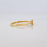 Anillo Solitario Diamante 24 Pts 1.65 g / T6 3/4 Oro Amarillo 18K