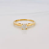 Anillo Solitario Diamantes 30  Pts 2.05 g / T6 3/4 Oro Amarillo 18K