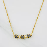Cadena Aro Seguido Trebol 4.1g / 42.5cm - 45cm / 1.3mm Oro Amarillo 18K