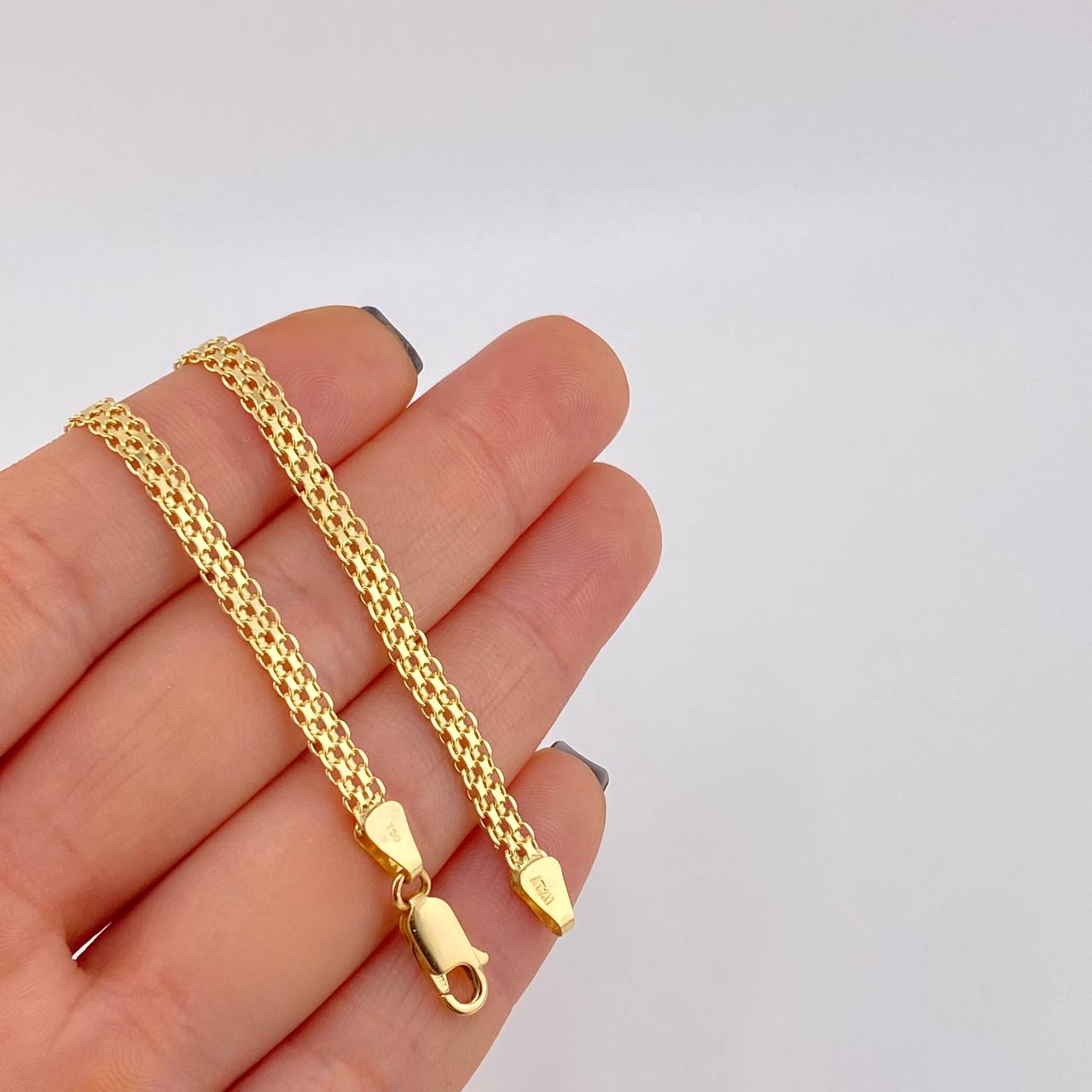 Cadena China 8.3 g / 60.3 cm / 4.3 mm Oro Amarillo 18K