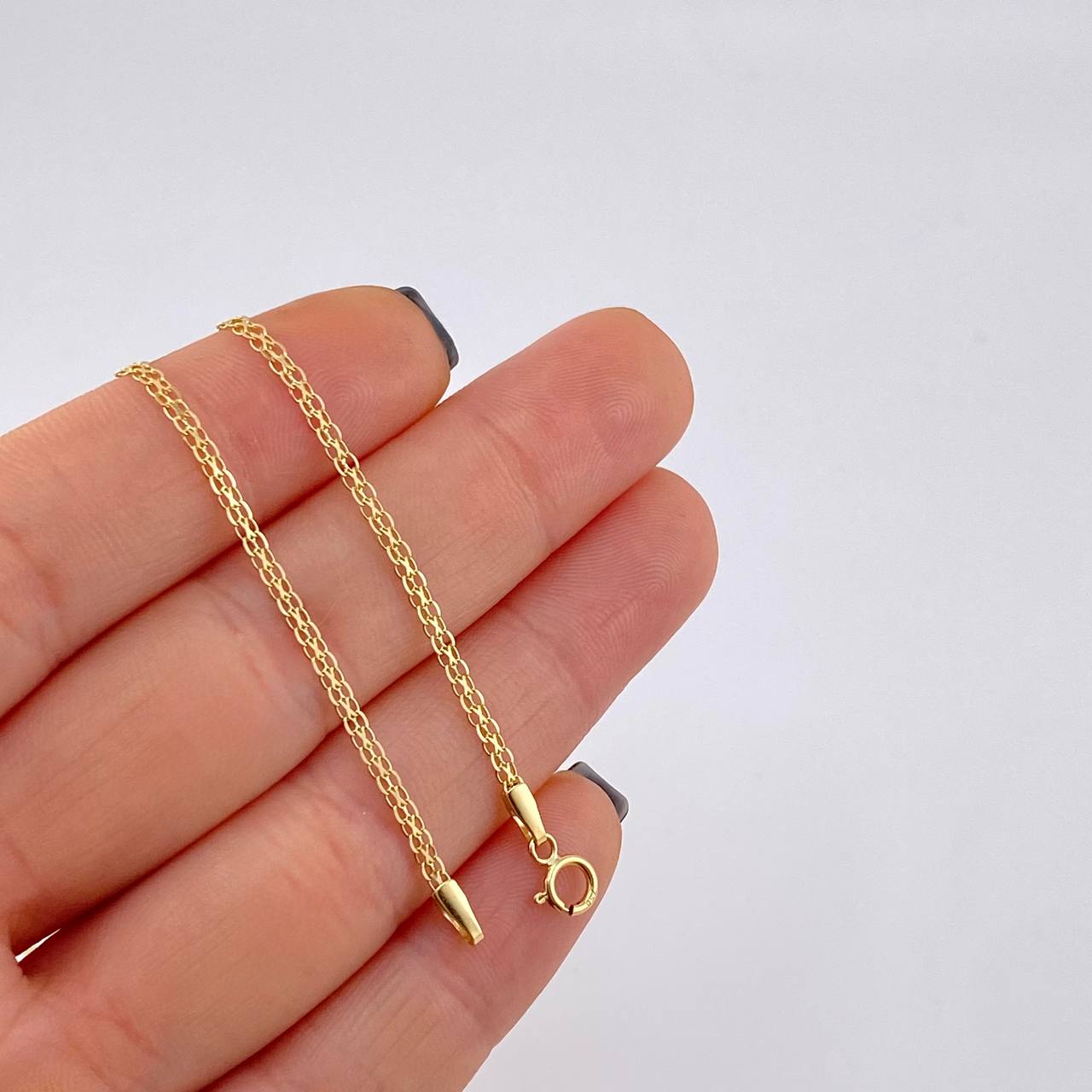 Cadena China 5.95g / 60cm / 2.2mm Oro Amarillo 18K