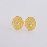 Topos San Miguel Mate 1.05 g / 11 mm Oro Amarillo 18K