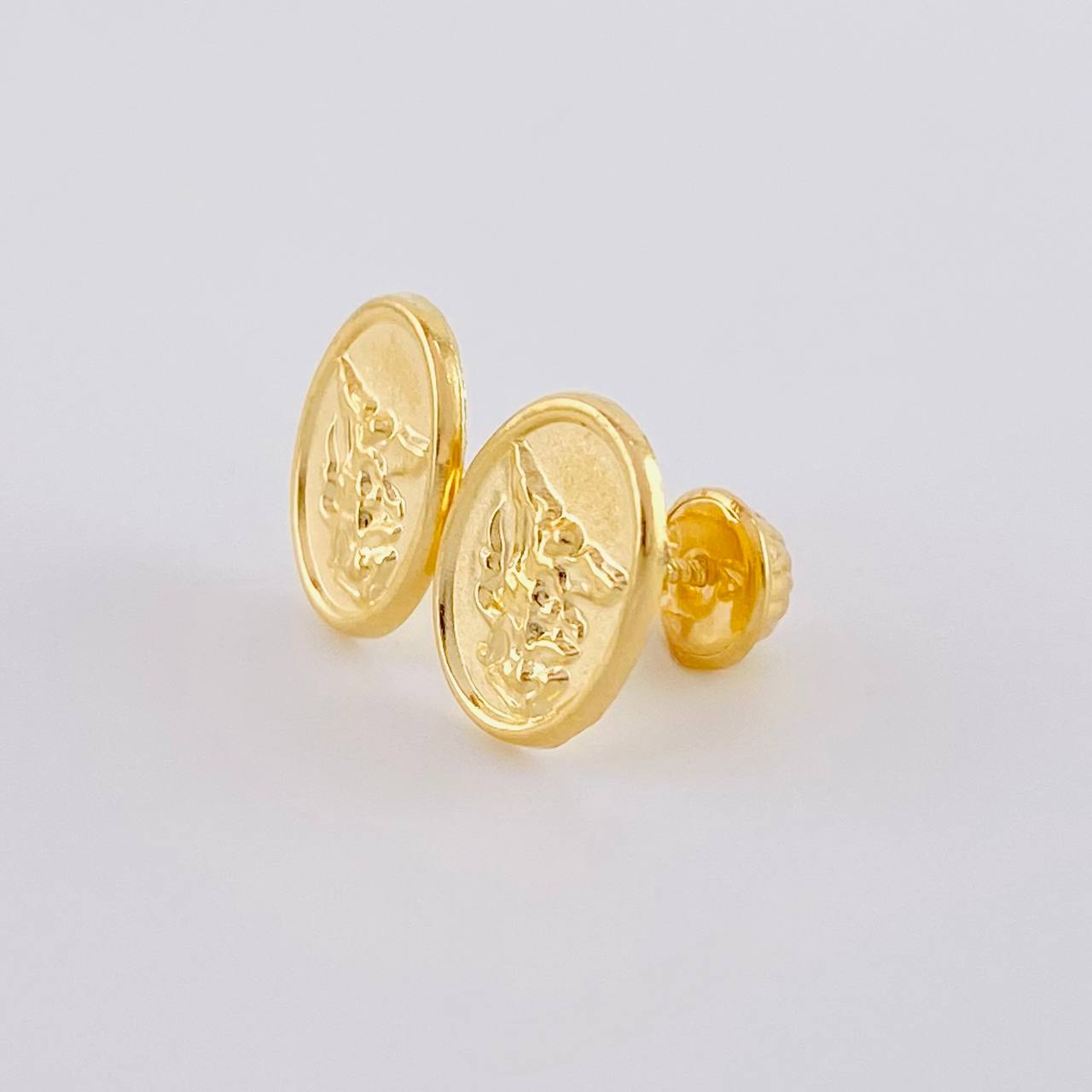 Topos San Miguel Mate 1.05 g / 11 mm Oro Amarillo 18K