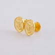 Topos San Miguel Mate 0.85 g / 9 mm Oro Amarillo 18K