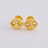Topos Gc Diamantado 0.8 g / 6.4 mm Oro Amarillo 18K