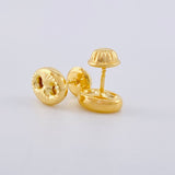 Topos Gc Diamantado 0.7 g / 6.4 mm Oro Amarillo 18K
