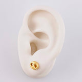 Topos Gc Diamantado 0.8 g / 6.4 mm Oro Amarillo 18K