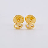 Topos Gc Diamantado 0.4 g / 3.3 mm Oro Amarillo 18K