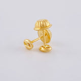 Topos Gc Diamantado 0.4 g / 3.4 mm Oro Amarillo 18K