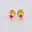 Topos Flor Ocho Petalos 0.6 g / 5.4 mm Oro Amarillo 18K