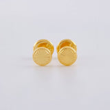 Topos Circulo Diamantado 0.5 g / 5 mm Oro Amarillo 18K