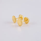 Topos Circulo Diamantado 0.5 g / 5 mm Oro Amarillo 18K