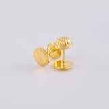 Topos Circulo Diamantado 0.7g / 7.15mm Oro Amarillo 18K