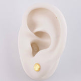 Topos Circulo Diamantado 0.5 g / 5 mm Oro Amarillo 18K