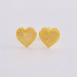 Topos Corazón Diamantado 0.95 g / 8.8 mm Oro Amarillo 18K