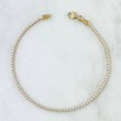 Pulso Tennis 2.5gr / 18cm / 0.25mm Oro Amarillo +4 18K ©