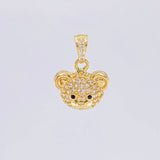 Dije Rostro Oso 2.05 g / 1.7 cm Oro Amarillo 18K