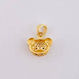Dije Rostro Oso 2.05 g / 1.7 cm Oro Amarillo 18K