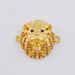 Herraje Rostro León 4.5 g / 2.2 cm Oro Amarillo 18K
