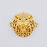 Herraje Rostro León 4.5 g / 2.2 cm Oro Amarillo 18K