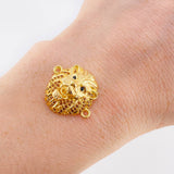 Herraje Rostro León 4.5 g / 2.2 cm Oro Amarillo 18K