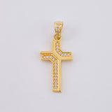 Dije Cruz Luz Divina 1.55 g / 2.5 cm Oro Amarillo 18K